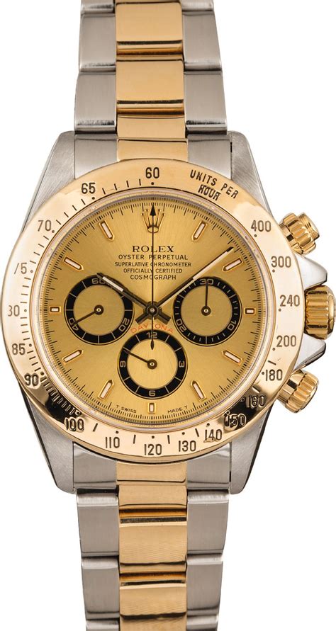 Rolex Daytona 16523 Stainless Steel / Yellow Gold